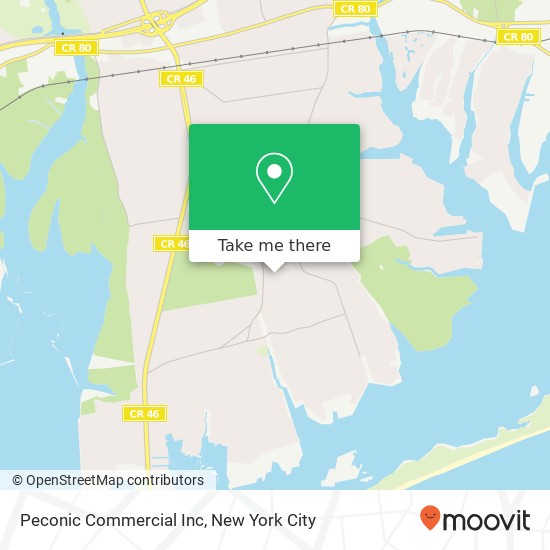 Peconic Commercial Inc map