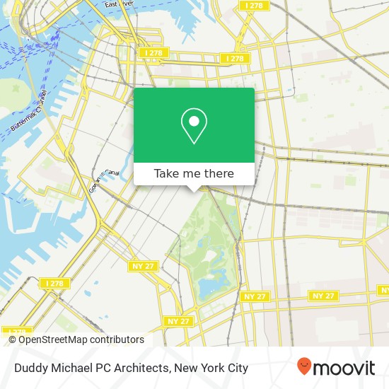 Duddy Michael PC Architects map