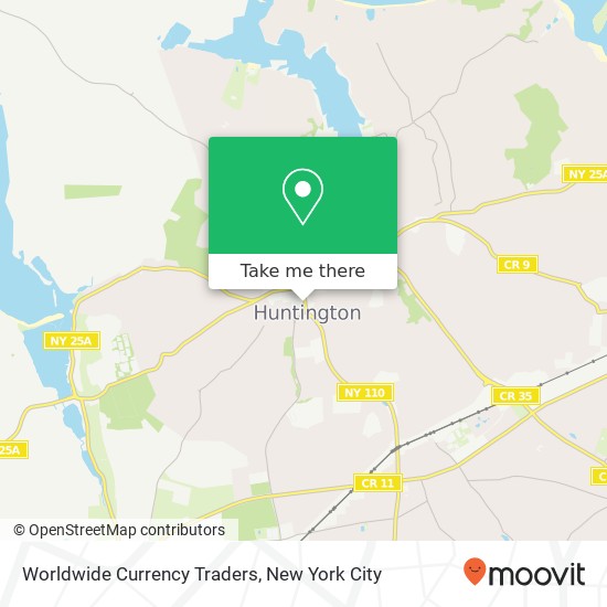 Worldwide Currency Traders map