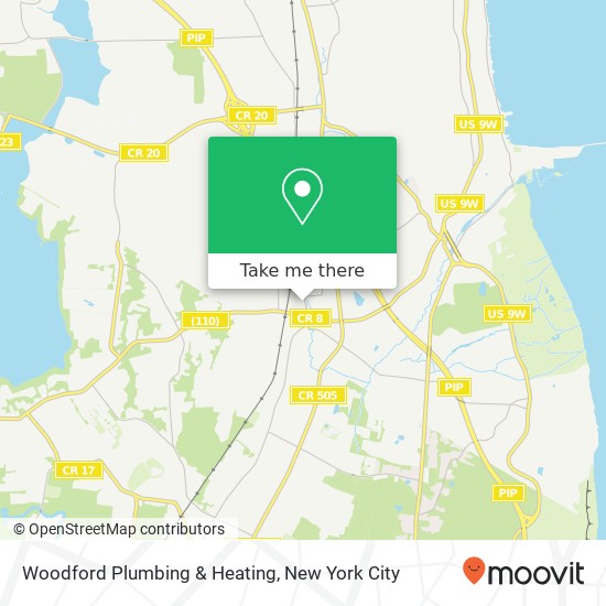 Woodford Plumbing & Heating map