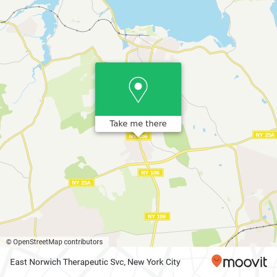 Mapa de East Norwich Therapeutic Svc