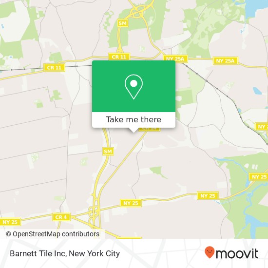 Barnett Tile Inc map