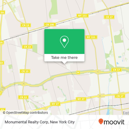 Monumental Realty Corp map