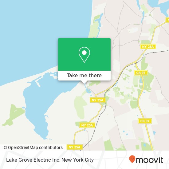 Lake Grove Electric Inc map