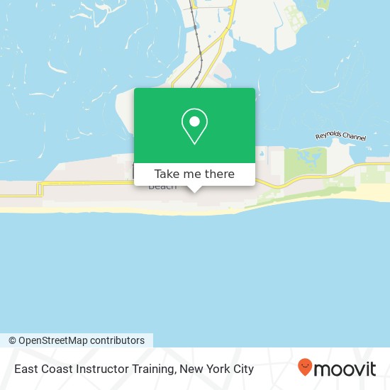 East Coast Instructor Training map