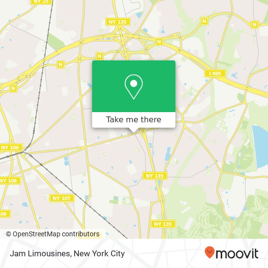 Jam Limousines map