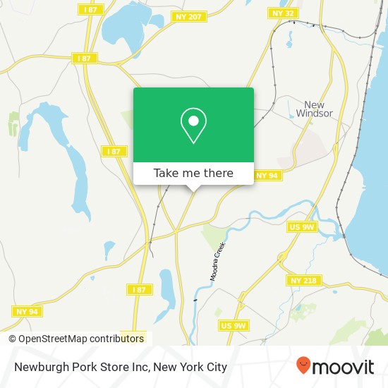 Newburgh Pork Store Inc map