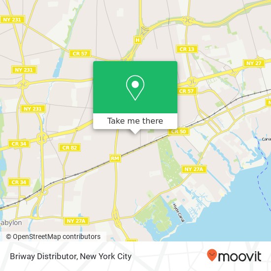 Briway Distributor map