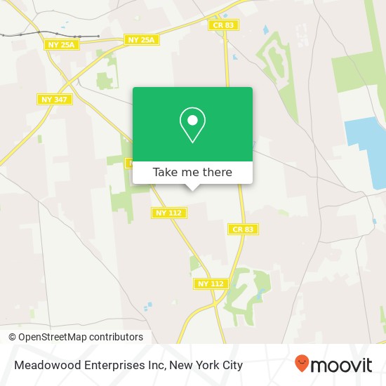 Mapa de Meadowood Enterprises Inc