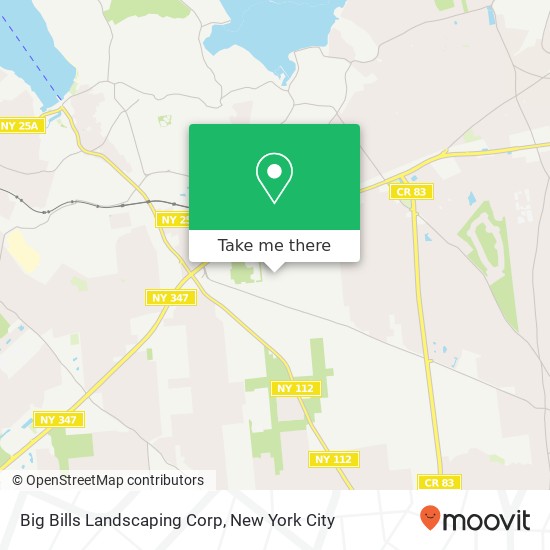 Big Bills Landscaping Corp map