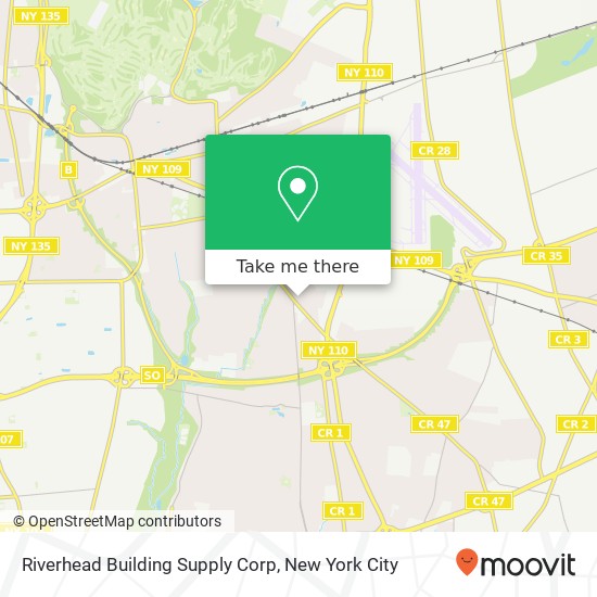 Riverhead Building Supply Corp map