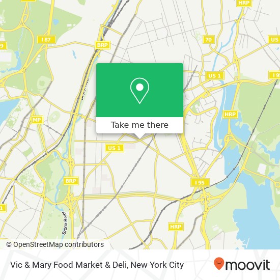 Vic & Mary Food Market & Deli map