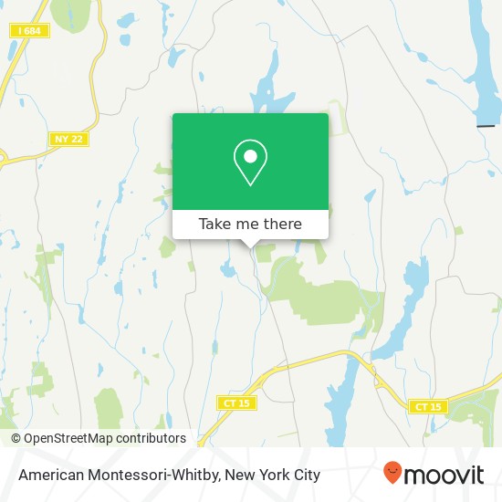 American Montessori-Whitby map