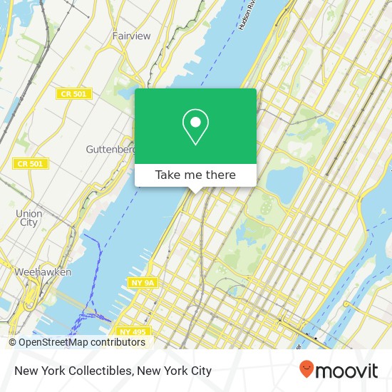 New York Collectibles map