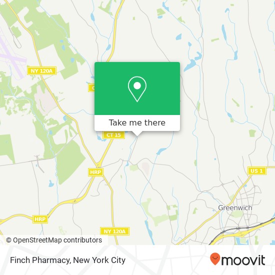 Mapa de Finch Pharmacy