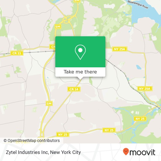 Mapa de Zytel Industries Inc