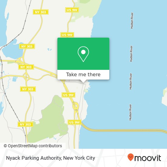 Nyack Parking Authority map