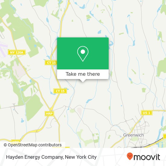 Hayden Energy Company map