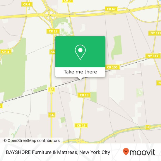 Mapa de BAYSHORE Furniture & Mattress