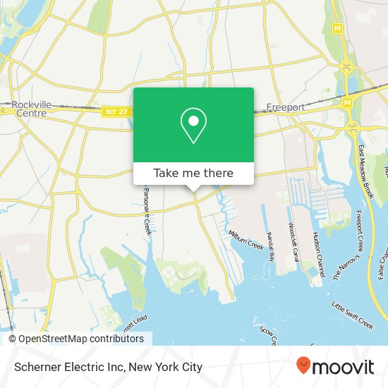 Scherner Electric Inc map