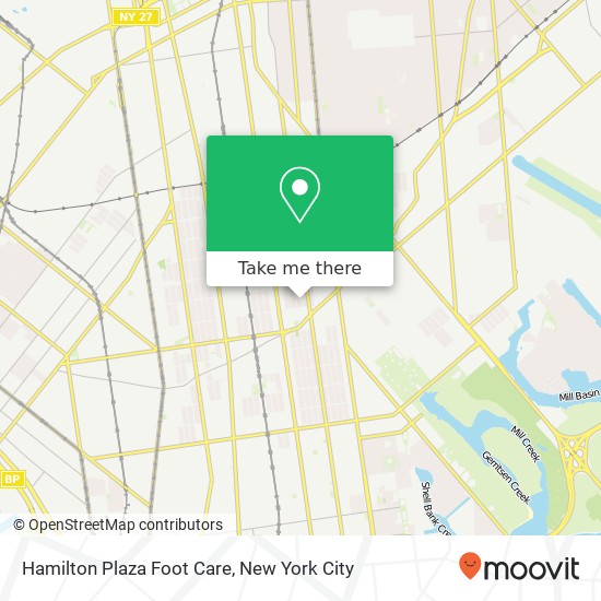 Hamilton Plaza Foot Care map