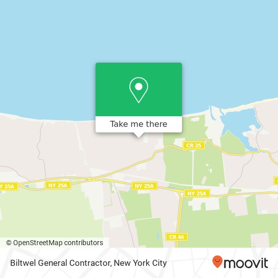 Biltwel General Contractor map