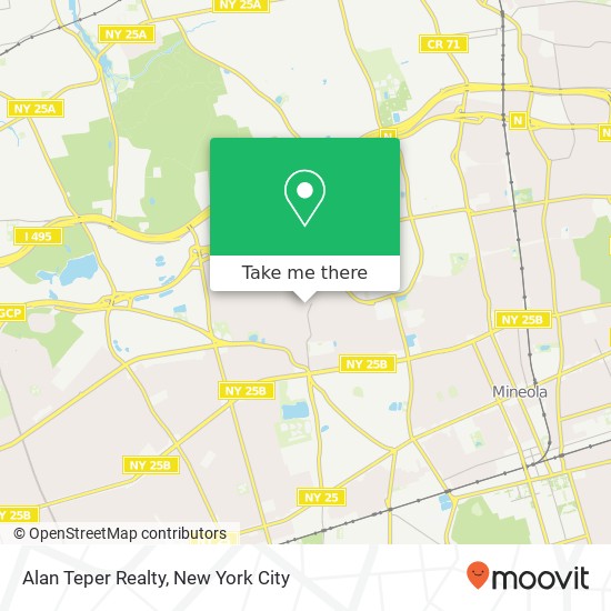 Alan Teper Realty map