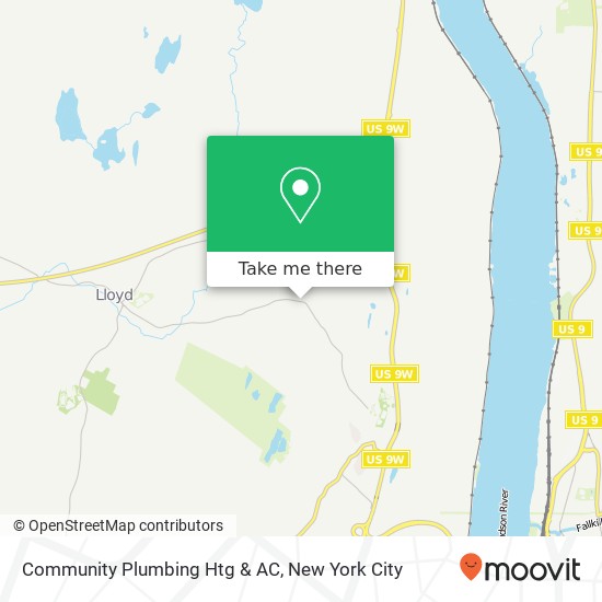 Community Plumbing Htg & AC map