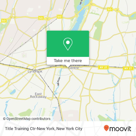 Mapa de Title Training Ctr-New York