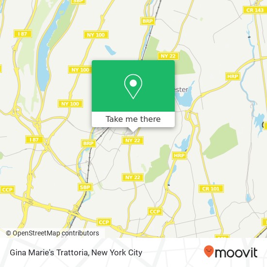 Mapa de Gina Marie's Trattoria