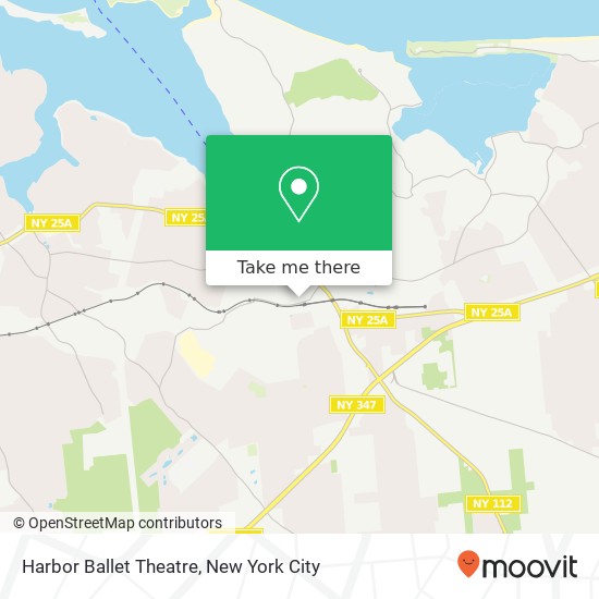 Mapa de Harbor Ballet Theatre