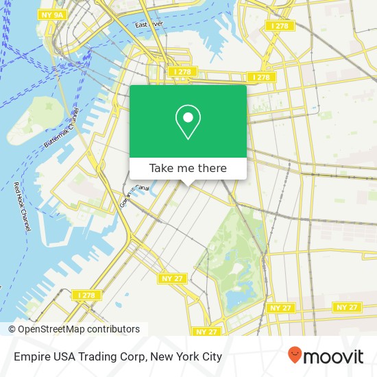 Mapa de Empire USA Trading Corp