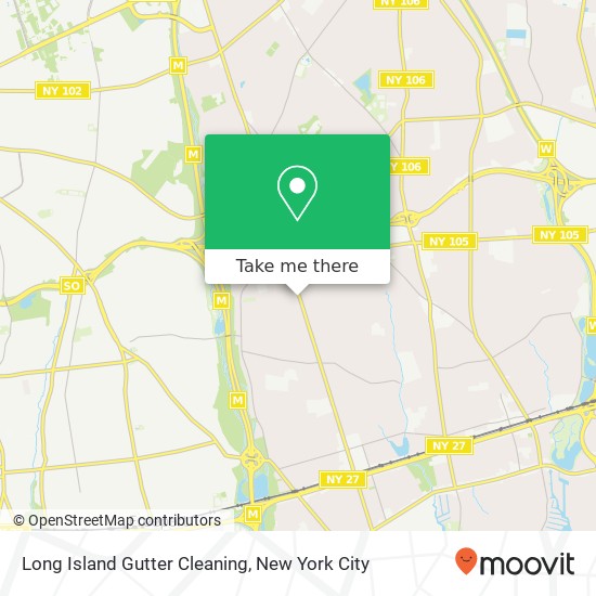 Long Island Gutter Cleaning map