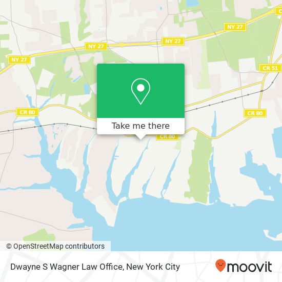 Mapa de Dwayne S Wagner Law Office