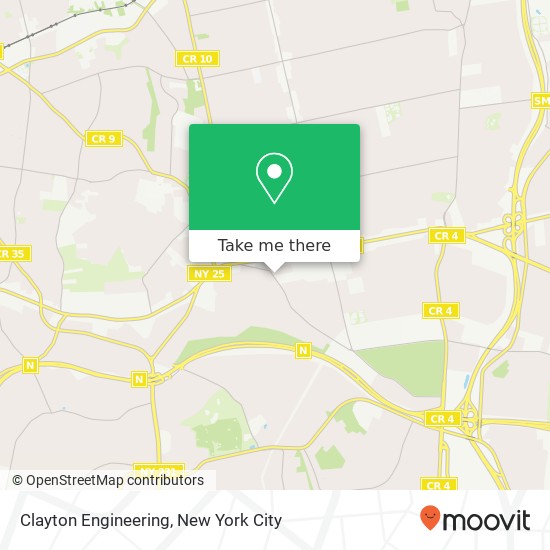 Clayton Engineering map