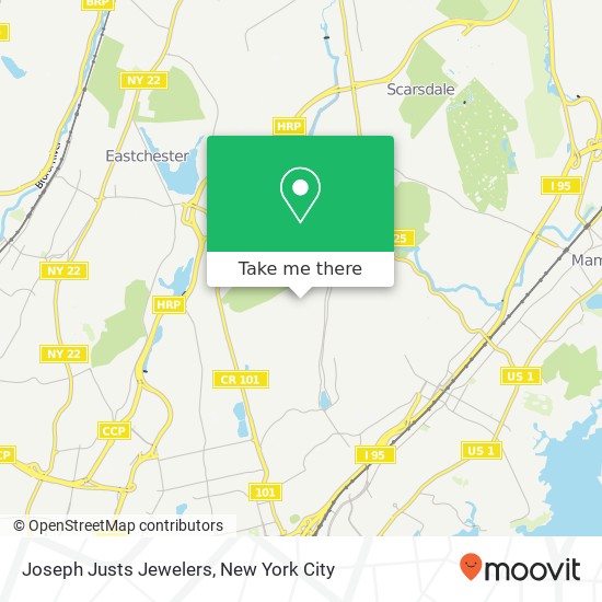 Joseph Justs Jewelers map