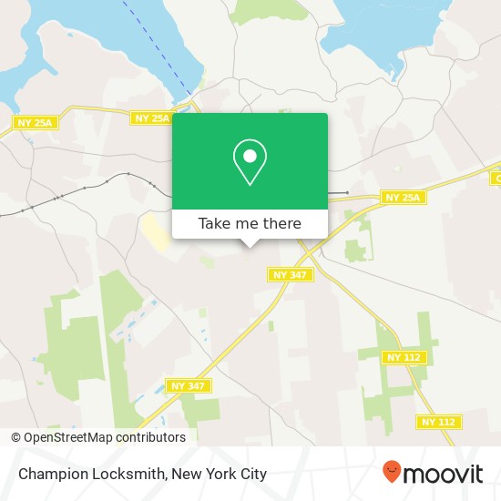 Champion Locksmith map