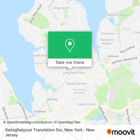 Sedaghatpour Translation Svc map