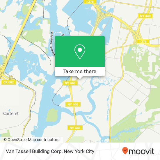 Van Tassell Building Corp map