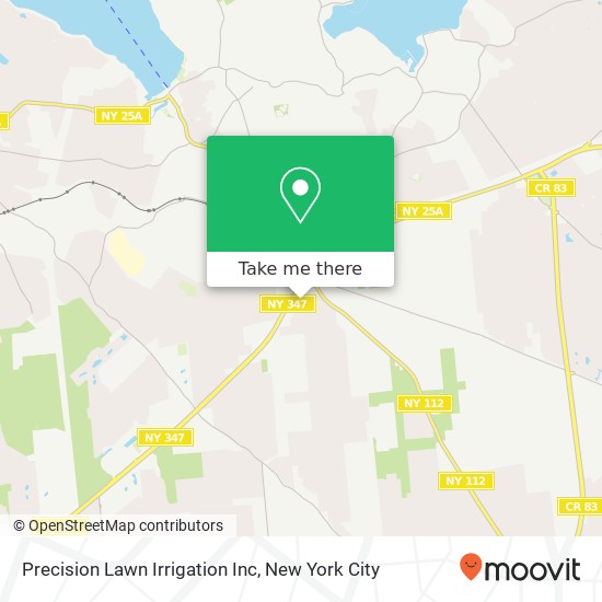 Precision Lawn Irrigation Inc map