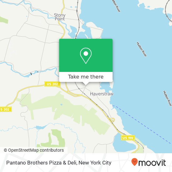 Pantano Brothers Pizza & Deli map