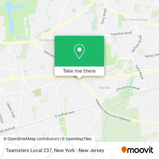Teamsters Local 237 map