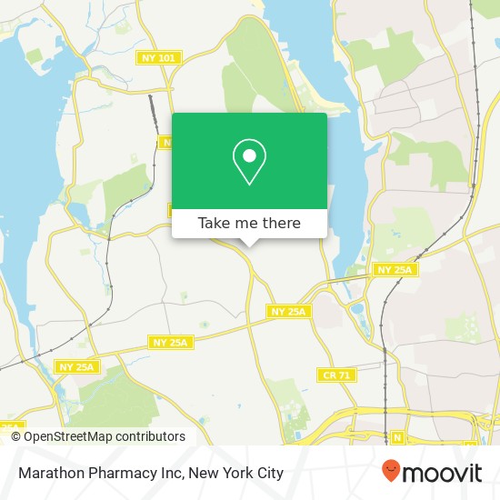 Mapa de Marathon Pharmacy Inc