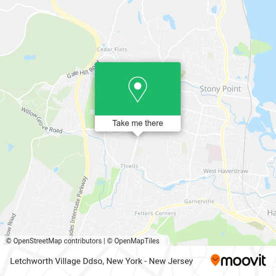 Letchworth Village Ddso map