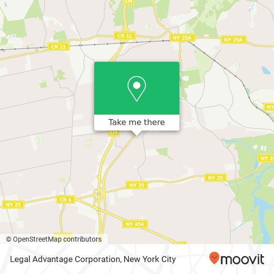 Mapa de Legal Advantage Corporation
