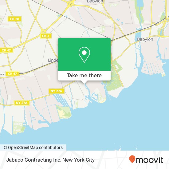 Jabaco Contracting Inc map