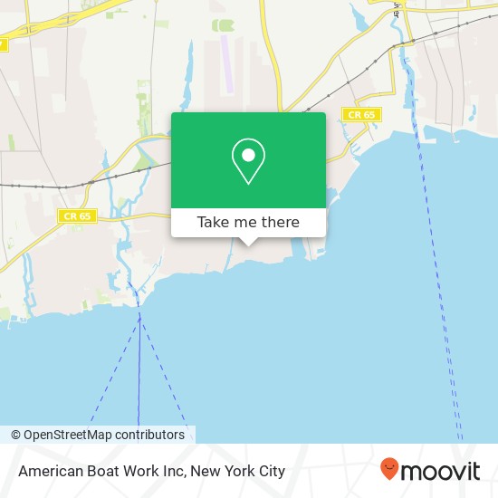 Mapa de American Boat Work Inc