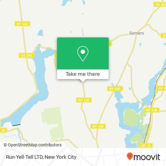 Run-Yell-Tell LTD map