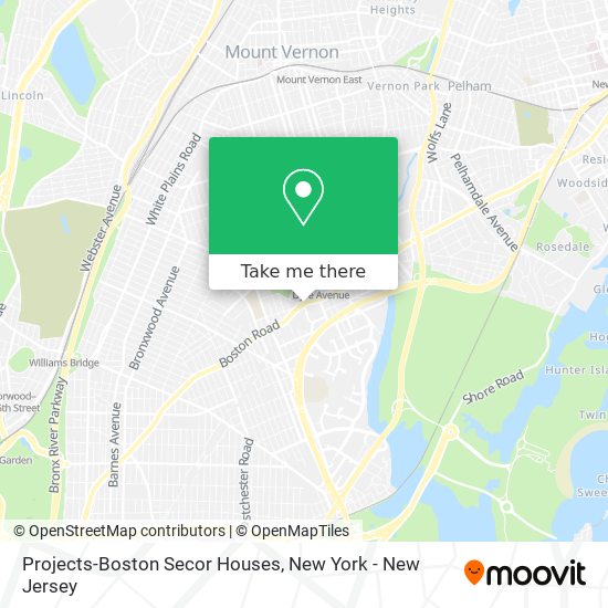 Mapa de Projects-Boston Secor Houses