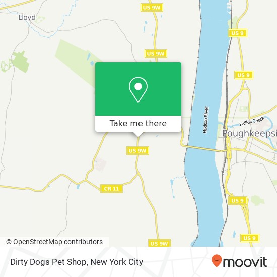 Dirty Dogs Pet Shop map